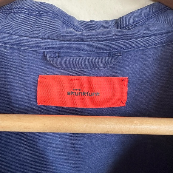 Skunkfunk Tencel Blue Collar Twee Dress - Picture 2 of 11